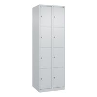 C+P Schließfachschrank Classic PLUS 2x4Fächer 1850x600x500mm l.gr/l.gr