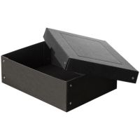 Falken Aufbewahrungsbox PURE Box Black 22001704 A4 100mm sw