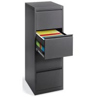 Hängeregistraturschrank 1bahnig 460x1320x620mm 4Schübe an