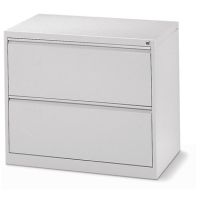Hängeregistraturschrank 2bahnig 840x720x620mm 2Schübe l.gr