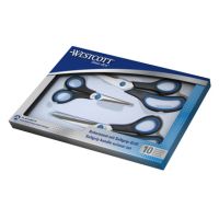 Westcott Schere EASY GRIP SET N-90027 13cm/21cm/25cm 3 Stück