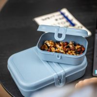 koziol Lunchbox/Besteckset PASCAL READY 7168716 flower blue