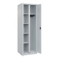 C+P Garderobenschrank Classic PLUS 2Abteile 1850x600x500mm l.gr/l.gr