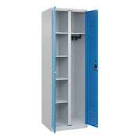 C+P Garderobenschrank Classic PLUS 2Abteile 1850x600x500mm l.gr/l.bl