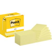 Post-it Haftnotiz 655-CY 76x127mm 100Bl gelb 12 Stück