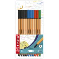 STABILO Fineliner point 88 87-1468 0,4mm farbig sortiert 10 Stück