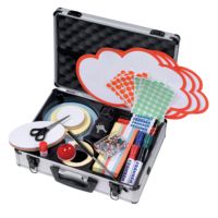 Franken Moderationskoffer UMMK 43x12x32cm Aluminium silber