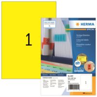 HERMA Etikett SPECIAL 4401 210x297mm gelb 100 Stück