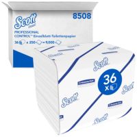 Scott Toilettenpapier 8508 2-lagig 18,6x11,7cm weiß 36x220 Blatt