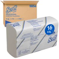 Scott Papierhandtücher Slimfold 5856 1-lagig 29,5x19cm weiß 1.760 Blatt