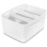 Leitz Aufbewahrungsbox MyBox 52161001 mittel 18l Deckel ws/gr