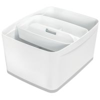 Leitz Aufbewahrungsbox MyBox 52161001 mittel 18l Deckel ws/gr