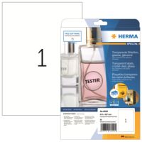 HERMA Folienetikett 8020 210x297mm transparent 25 Stück