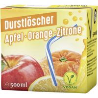 Durstlöscher Apfel-Orange- Zitrone TetraPak 0,5l 12 Stück