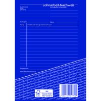 Avery Zweckform Lohnarbeitnachweis 1771 DIN A5 SD 3x40Blatt