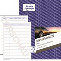 Avery Zweckform Fahrtenbuch 223 DIN A5 40Blatt
