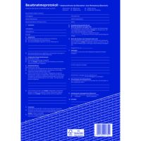 Zweckform Bauabnahmeprotokoll 1785 DIN A4 SD 2x32 Blatt