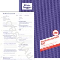 Zweckform Bauabnahmeprotokoll 1785 DIN A4 SD 2x32 Blatt