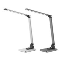 Hansa Tischleuchte Breeze 41-5011.104 silber gebürstet