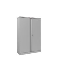 Phoenix Stahlschrank SCL1491GGK 2Türen 3Böden gr/gr Schlüssel