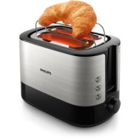 Philips Toaster Viva Collection HD2639/90 Edelstahl/sw