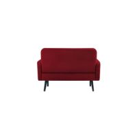 Paperflow Sofa LISBOA LC2PV.01.18 2Sitzer Samt sw/rt