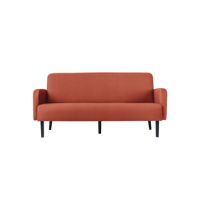 Paperflow Sofa LISBOA LC3PT.01.27 3Sitzer Stoff sw/rs
