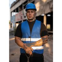 Korntex Warnweste Dortmund KXFWBS blau S