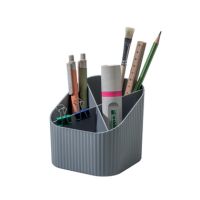 HAN Stifteköcher KARMA 17248-18 4Fächer grau