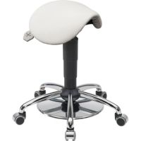 Meychair Hocker 4150 A4-MED-TR-KL2-FG Rollen ws