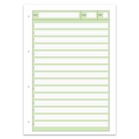 Staufen Arbeitsblock Style 40450002 A4 50Bl 70g lin farbig