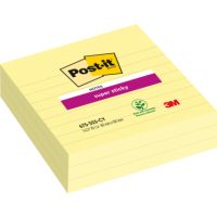 Haftnotiz Post-it Super Sticky 675-3SCY 101x101mm lin. gelb 3 St.