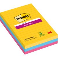 Post-it Haftnotiz Super Sticky 4690-S3R 101x152mm lin. 3 Stück