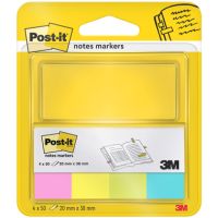 Post-it Haftstreifen Page Marker 670-4N 20x38mm sortiert 4 Stück