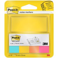 Post-it Haftstreifen Page Marker 670-4U 20x38mm sortiert 4 Stück