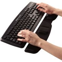 Fellowes Health-V Tastatur-Handgelenkauflage mit Stoffbezug 9182801 466x86x16mm schwarz