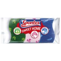 Spontex Schwamm-Set Sweet Home 19500017 sort. 3St.