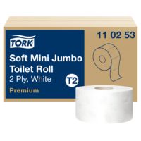 Tork Toilettenpapier Mini Jumbo 110253 2lagig weiß 12 Rl./Pack.