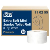Tork Toilettenpapier Mini Jumbo 110255 3-lagig weiß 12 Stück