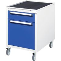 RAU Rollcontainer 480x600x690mm 2xSchublade l.gr/e.bl