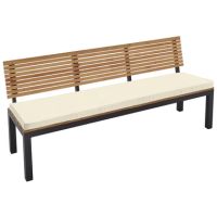 memo Auflage Sassa L8668 Gartenbank 146cm natur
