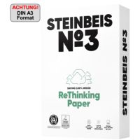 Steinbeis Kopierpapier Pure White Recycling A3 weiß 500 Blatt
