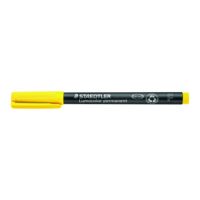 STAEDTLER Folienstift Lumocolor 318-1 permanent F fein 0,6mm gelb