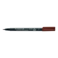 STAEDTLER Folienstift Lumocolor 318-7 permanent F fein 0,6mm braun