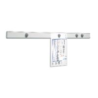 MAUL Magnet-Wandschiene 1.000 mm, silber