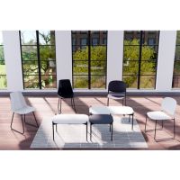 Paperflow Beistelltisch Meet TBM1P75.01.01 50x75cm sw/sw