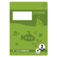 Staufen Schulheft Premium 734010333 A4 90g 16Bl Lin3 lin