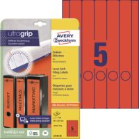 Avery Zweckform Ordneretikett L4748-20 38x297mm rot 100 Stück