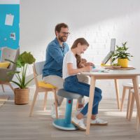 Leitz Sitz- Stehhocker Ergo Cosy 65180061 blau