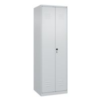 C+P Schwarz-Weiß-Spind Classic PLUS 1850x600x500mm 2Abteile lgr/lgr